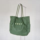OLIVE | 【新色登場】 coenロゴ ポリキャンバストート（Lサイズ） | coen【women】