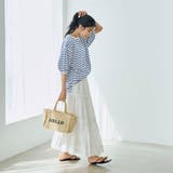 レタード刺繍ペーパートートバッグ | coen【women】 | 詳細画像4 