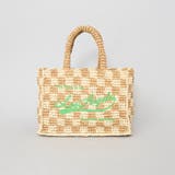 BEIGE | レタード刺繍ペーパートートバッグ | coen【women】