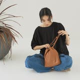 レザーライク巾着ショルダーバッグ | coen【women】 | 詳細画像16 