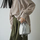 SILVER | スタッズキンチャクショルダーバッグ | coen【women】