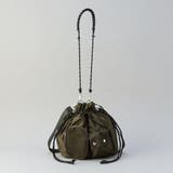 OLIVE | サテンドローストリング2WAYバッグ | coen【women】