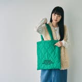 ロゴ刺繍キルトトートバッグ | coen【women】 | 詳細画像7