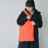 ORANGE | ロゴ刺繍キルトトートバッグ | coen【women】