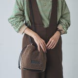 配色ボア巾着バッグ | coen【women】 | 詳細画像1 