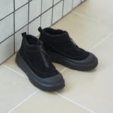 BLACK | 【PARKNIK（パークニック）】TOECAPムートンライクジップショートブーツ… | coen【women】