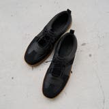 BLACK | スクエアループスニーカー（WEB限定サイズあり） | coen【women】