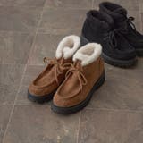 BEIGE | 【防滑/撥水】レースアップスエードライクショートブーツ | coen【women】