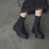 防滑リブニットブーツ(WEB限定サイズ) | coen【women】 | 詳細画像1