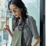 LT.GRAY | ケース付きファッションカラーグラス／ウェリントン | coen【women】
