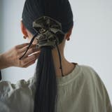 OLIVE | ドロストメタリックシュシュ | coen【women】