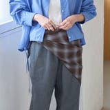 シアーオンブレチェック 三角スカーフ バンダナ | coen【women】 | 詳細画像10