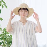 つば広 リボンつき雑材ハット | coen【women】 | 詳細画像2