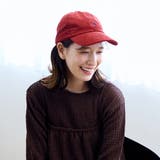 RED | 【POLO BCS（ポロ・ビーシーエス）別注】コーデュロイキャップ | coen【women】