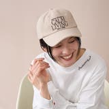 ロゴ刺繍ウールライクキャップ | coen【women】 | 詳細画像3 