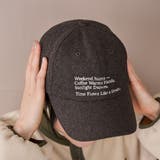 ロゴ刺繍ウールライクキャップ | coen【women】 | 詳細画像4 