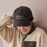 DK.BROWN | ロゴ刺繍ウールライクキャップ | coen【women】