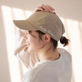 BEIGE | ロゴ刺繍ツイルキャップ | coen【women】