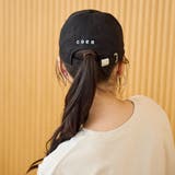 【DOMDOM(ドムドム)×coen】ロゴ刺繍ツイル6パネルキャップ | coen【women】 | 詳細画像8