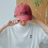 【I LOVE LA(アイラブエルエー)】ロゴ刺繍 ツイル6パネルキャップ | coen【women】 | 詳細画像10
