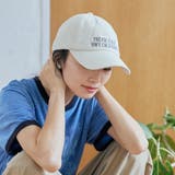 【I LOVE LA(アイラブエルエー)】ロゴ刺繍 ツイル6パネルキャップ | coen【women】 | 詳細画像2