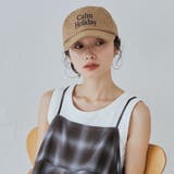 アソートロゴ刺繍 6パネルツイルキャップ | coen【women】 | 詳細画像3