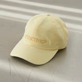 CREAM | 推しカラー刺繍キャップ | coen【women】