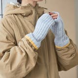 配色ラインリブアームウォーマー | coen【women】 | 詳細画像3