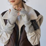 LT.GRAY | リブアームウォーマー | coen【women】