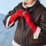 RED | リブアームウォーマー | coen【women】