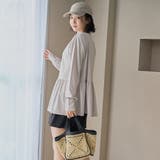 【2点セット WEB限定】ペプラムラッシュガード+ショートパンツ スイムウエア(… | coen【women】 | 詳細画像10