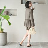 【2点セット WEB限定】ペプラムラッシュガード+ショートパンツ スイムウエア(… | coen【women】 | 詳細画像18
