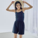 【WEB限定】ポーチ付きスクエアキャミソールスイムウエア4点セット | coen【women】 | 詳細画像3