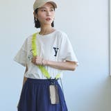 YELLOW | グログランフリルストラップ | coen【women】