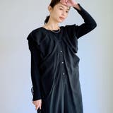 BLACK | 【RONEL】ロングスリーブリブニット | coen【women】