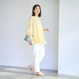 【RONEL】Aラインペプラムニットトップス | coen【women】 | 詳細画像15
