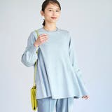 【RONEL】Aラインペプラムニットトップス | coen【women】 | 詳細画像2