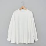 WHITE | 【RONEL】Aラインペプラムニットトップス | coen【women】