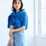 COBALT | 【RONEL】ハーフスリーブリブニット | coen【women】