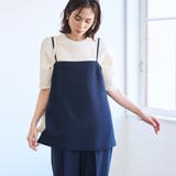 NAVY | 【RONEL】ストレッチキャミソールトップ(セットアップ対応可能) | coen【women】