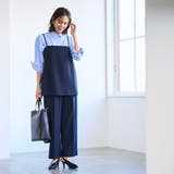 【RONEL】ストレッチタックワイドパンツ(セットアップ対応可能) | coen【women】 | 詳細画像10 