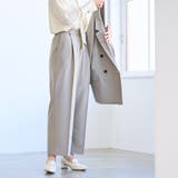 【RONEL】ストレッチタックワイドパンツ(セットアップ対応可能) | coen【women】 | 詳細画像15 