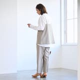 【RONEL】ストレッチタックワイドパンツ(セットアップ対応可能) | coen【women】 | 詳細画像22 