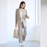【RONEL】ストレッチタックワイドパンツ(セットアップ対応可能) | coen【women】 | 詳細画像23 