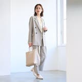 【RONEL】ストレッチタックワイドパンツ(セットアップ対応可能) | coen【women】 | 詳細画像24 