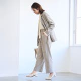 【RONEL】ストレッチタックワイドパンツ(セットアップ対応可能) | coen【women】 | 詳細画像25 