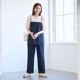 【RONEL】ストレッチタックワイドパンツ(セットアップ対応可能) | coen【women】 | 詳細画像6 