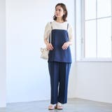 【RONEL】ストレッチタックワイドパンツ(セットアップ対応可能) | coen【women】 | 詳細画像7 