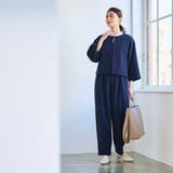 【RONEL】ダブルクロスノーカラーショートジャケット(セットアップ対応可能) | coen【women】 | 詳細画像14