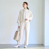 【RONEL】ダブルクロスノーカラーショートジャケット(セットアップ対応可能) | coen【women】 | 詳細画像22